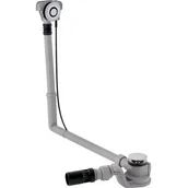 Syfony - Geberit Uniflex zestaw odpływowo-przelewowy do wanien długi chrom błyszczący PushControl 150.751.21.6 - miniaturka - grafika 1