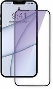 Szkła hartowane na telefon - Blue Baseus 2x szkło hartowane 0,3 mm Anti Light z ramką na cały ekran iPhone 13 Pro Max czarny (SGQP010501) (case friendly) - miniaturka - grafika 1