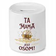 Skarbonki - Skarbonka Dla Mamy na Dzień Mamy Urodziny Prezent z Nadrukiem ze Zdjęciem - miniaturka - grafika 1