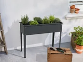 Pozostałe akcesoria do uprawy roślin - PARKSIDE PARKSIDE Pojemnik do upraw metalowy, 80 l, 100 x 40 x 80 cm 4055334579605 - miniaturka - grafika 1