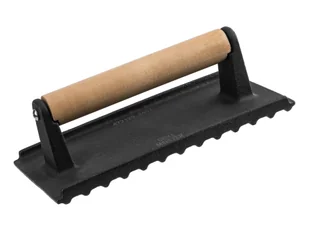 GRILLMEISTER Patelnia żeliwna z łupkiem / Prasa do burgerów / Prasa do mięsa (Prasa do mięsa) - Patelnie GRILLMEISTER Patelnia żeliwna z łupkiem / Prasa do burgerów / Prasa do mięsa (Prasa do mięsa) - Patelnie - miniaturka - grafika 1