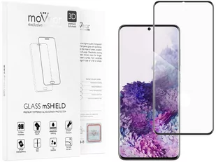 movear Szkło Hartowane 3D na Samsung Galaxy S20 na Cały Ekran, 9H GLASS mSHIELD Czarny S0G20G3DXG1AFBK1 - Szkła hartowane na telefon - miniaturka - grafika 1