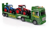 Samochody i pojazdy dla dzieci - Tir laweta z traktorami ze światłem i dźwiękiem - Lena - miniaturka - grafika 1