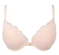 Biustonosze - Pretty Polly Damski biustonosz Lola Plunge, Beżowy (akt herbacianej róży), 75D - miniaturka - grafika 1