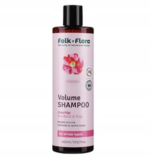 FOLK&FLORA Szampon zwiększający objętość, 400 ml - Szampony do włosów - miniaturka - grafika 1