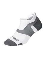 Skarpetki męskie - 2XU unisex Vectr lekka poduszka bez pokazu skarpety (1 szt.) Biały/szary M UA5042e-WHT/GRY-Medium - miniaturka - grafika 1