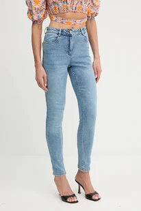 Silvian Heach jeansy DANI damskie kolor niebieski GPP25146JE - Spodnie damskie - miniaturka - grafika 1