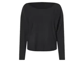 Swetry damskie - esmara® Sweter damski z dzianiny (Czarny, XS (32/34)) - miniaturka - grafika 1