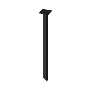 Noga meblowa SR105 8 x 2 x 72 cm czarna - Meble modułowe i akcesoria - miniaturka - grafika 1