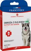 Artykuły przeciw pasożytom - FRANCODEX Obroża z olejkiem CBD 75 cm dla psów o wadze powyżej 20 kg - 1 szt. - miniaturka - grafika 1