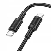 Kable USB - KABEL BOROFONE 2X USB TYP-C 1m SZYBKIE ŁADOWANIE PRZEWÓD 60W 3A - miniaturka - grafika 1