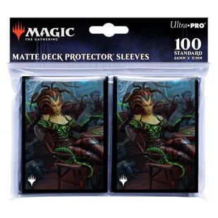 Ultra-Pro: Magic the Gathering - Outlaws of Thunder Junction - Matte Deck Protector Sleeves - Vraska, the Silencer - gra - Akcesoria do gier planszowych - miniaturka - grafika 1