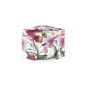 Świece - BISPOL Świeca w szkle SN71S-58, KWIATOWY OGRÓD - miniaturka - grafika 1