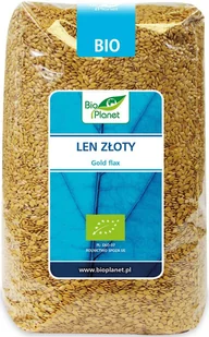 Bio Planet seria NIEBIESKA LEN ZŁOTY BIO 1 kg bioplanet-5902605416468 - Zdrowa żywność - miniaturka - grafika 2