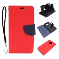 Etui i futerały do telefonów - Etui do Motorola Moto E4 Plus Fancy Diary czerwone Obudowa Pokrowiec Case - miniaturka - grafika 1