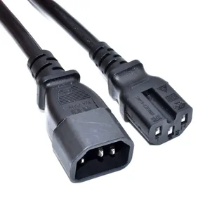Kabel zasilający serwerowy C14 / C15 3m AK-UP-07 - Kable - miniaturka - grafika 1