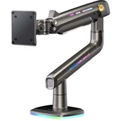 Uchwyty do monitorów - Uchwyt do monitora NORTH BAYOU F5-G 32-60 cali Szary - miniaturka - grafika 1