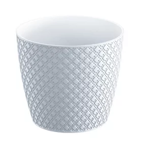 Prosperplast ORIENT Doniczka 12,8 cm, biały DOR130 - Donice - miniaturka - grafika 1