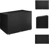 Pokrowce na meble ogrodowe - vidaXL Pokrowiec na huśtawkę 12 oczek 215x150x130/150cm polietylen - Pokrowce ochronne na meble ogrodowe - miniaturka - grafika 1