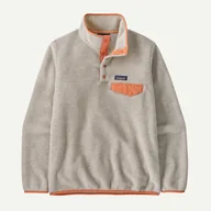 Bluzy sportowe damskie - Bluza damska Patagonia W's LW Synch Snap-T P/O Rozmiar: L / Kolor: beżowy - miniaturka - grafika 1