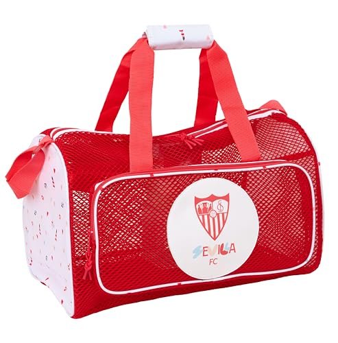 SEVILLA FC - torba plażowa, plecak, idealny dla dzieci w różnym wieku, wygodna i wszechstronna, jakość i wytrzymałość, 47 x 27 x 26 cm
