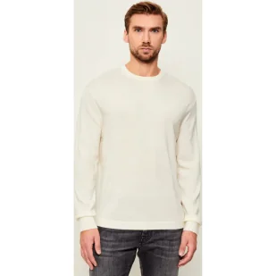 Calvin Klein Wełniany sweter Regular Fit - Swetry męskie - miniaturka - grafika 1