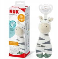 Smoczki uspokajające - NUK Scher Buddy Little Friend Zebra - miniaturka - grafika 1