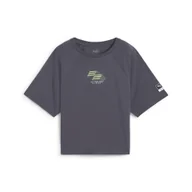 Koszulki sportowe damskie - Damska koszulka PUMA x HYROX Motion Cat PUMA Galactic Gray - miniaturka - grafika 1