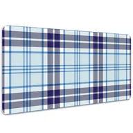 Podkładki na biurko - Mata ochronna z nadrukiem Szkocka krata 100x50 cm, Dywanomat - miniaturka - grafika 1