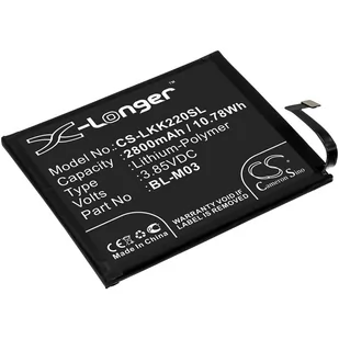 Cameron Sino LG K22 2020 BL-M03 2800mAh 10.78Wh Li-Polymer 3.85V CS-LKK220SL - Baterie do telefonów - miniaturka - grafika 1