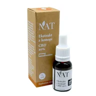 Suplementy naturalne - NATmedical NAT ekstrakt z konopi CBD 20% - 15 ml - miniaturka - grafika 1