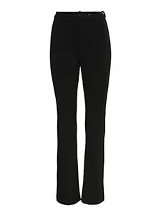 VERO MODA Damskie spodnie Vmamira Mr Flared Pant Ga Noos, czarny, XXL x 34L - Spodnie damskie - miniaturka - grafika 1