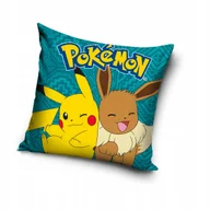 Poszewki na poduszki - Poszewka pokemon 40x40 na poduszkę jaśka dekoracyjna pikachu eevee - miniaturka - grafika 1