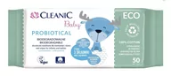 Chusteczki nawilżane - Cleanic Harper Hygienics Baby ECO Probiotical nawilżane chusteczki dla niemowląt i dzieci 50 sztuk 7082915 - miniaturka - grafika 1