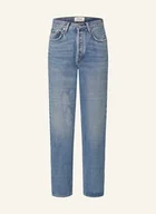 Spodnie damskie - Agolde Jeansy V-Waist Baggy blau - AGOLDE - miniaturka - grafika 1