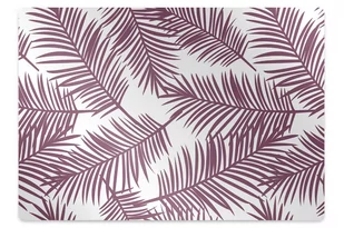 Mata pod fotel ochrona paneli Purpurowe liście 100x70 cm - Podnóżki, podpórki, podkładki - miniaturka - grafika 1