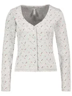 Swetry damskie - Sublevel Kardigan w kolorze jasnoszarym - miniaturka - grafika 1