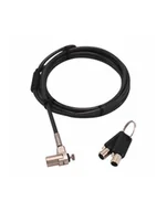 Zabezpieczenia do laptopów - dicota Linka zabezpieczająca T-lock ultra slim V2 keyed 3x7mm single - miniaturka - grafika 1