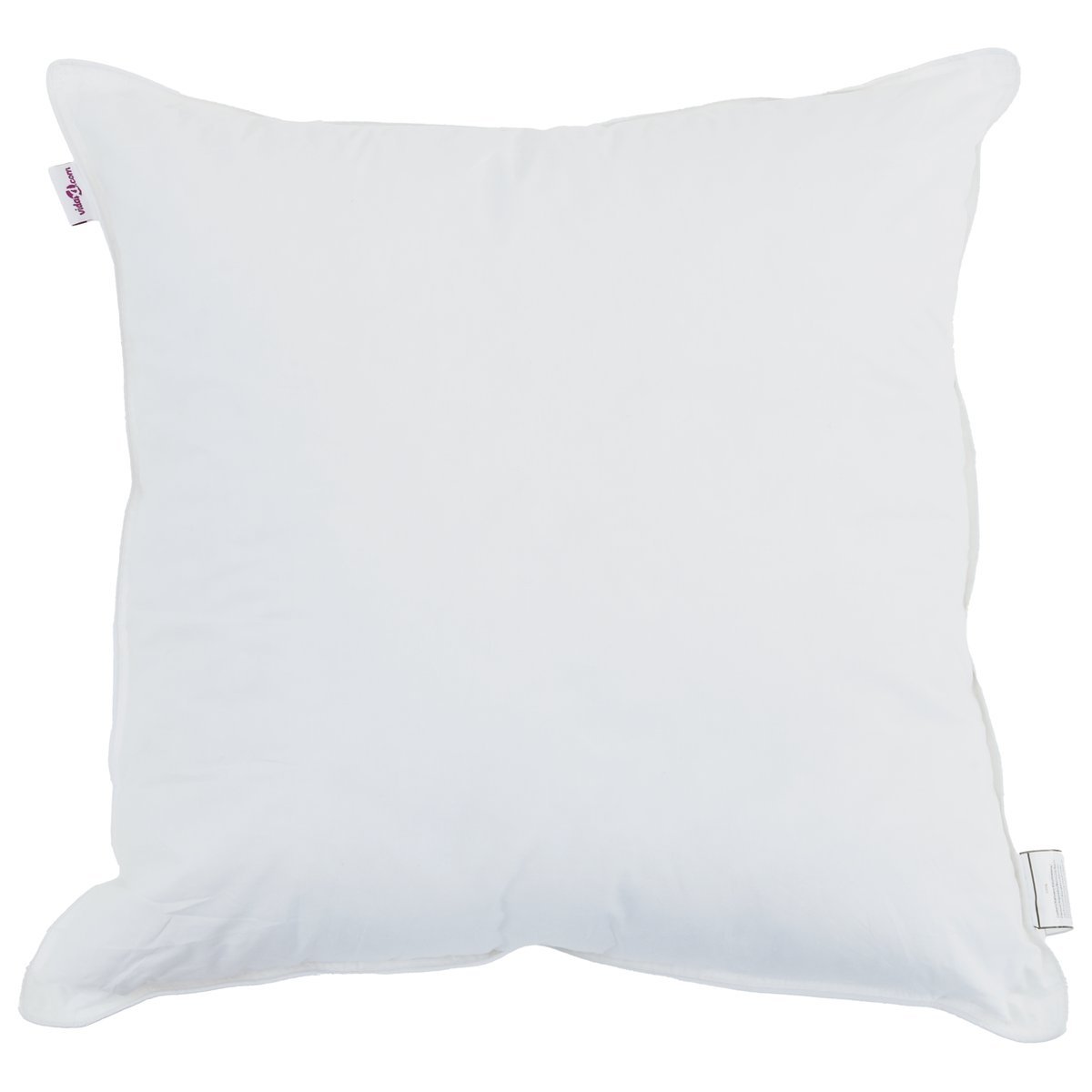 vidaXL Poduszka Biały 80 x 80 cm 130gsm 100% bawełna