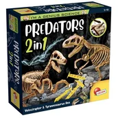 Zabawki interaktywne dla dzieci - Lisciani Mały Geniusz - Predators 2w1 - - miniaturka - grafika 1
