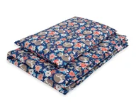 Pościel dla dzieci - Pościel dla niemowląt 2-częściowa bawełniana- lisia rodzinka na niebieskim - miniaturka - grafika 1