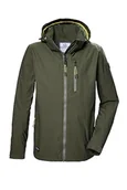Kurtki męskie - G.I.G.A. DX Męska kurtka funkcyjna/kurtka outdoorowa z odpinanym kapturem GS 81 MN JCKT, ciemnooliwkowa zieleń, S, 42709-000 - miniaturka - grafika 1