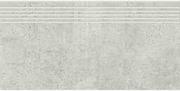 Płytki ceramiczne - Gres szkliwiony stopnica NEWSTONE light grey mat 29,8x59,8 gat. I - miniaturka - grafika 1