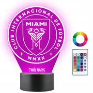 Lampy stojące - Lampka Nocna 3D LED Inter Miami Klub Piłkarski - miniaturka - grafika 1