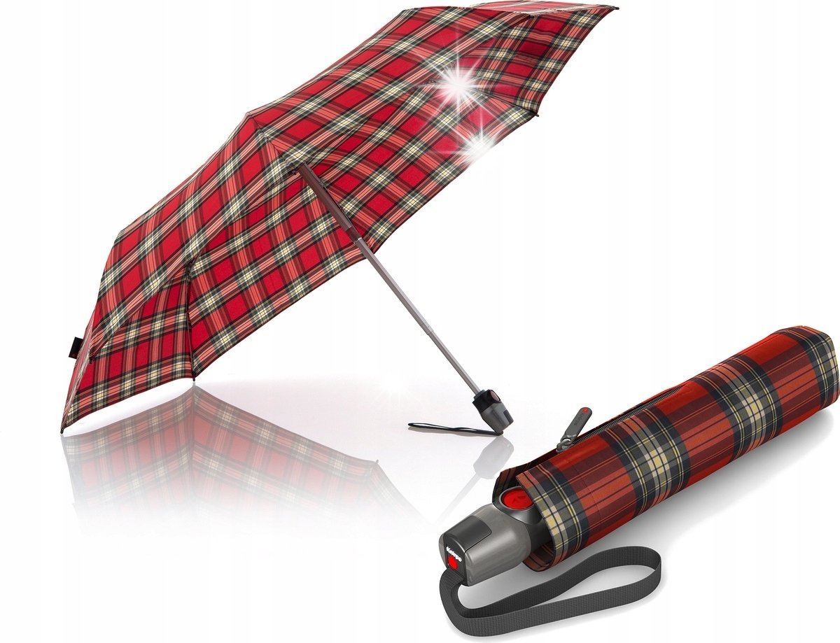 Parasol automatyczny Knirps T.200 Medium check red