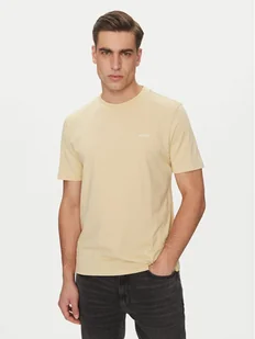 HUGO T-Shirt Dero222 50466158 Beżowy Regular Fit - Koszulki męskie - miniaturka - grafika 1