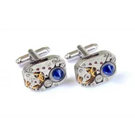 Spinki do mankietów i krawatów - RECTANGLE Deep Navy - Spinki do mankietów - miniaturka - grafika 1