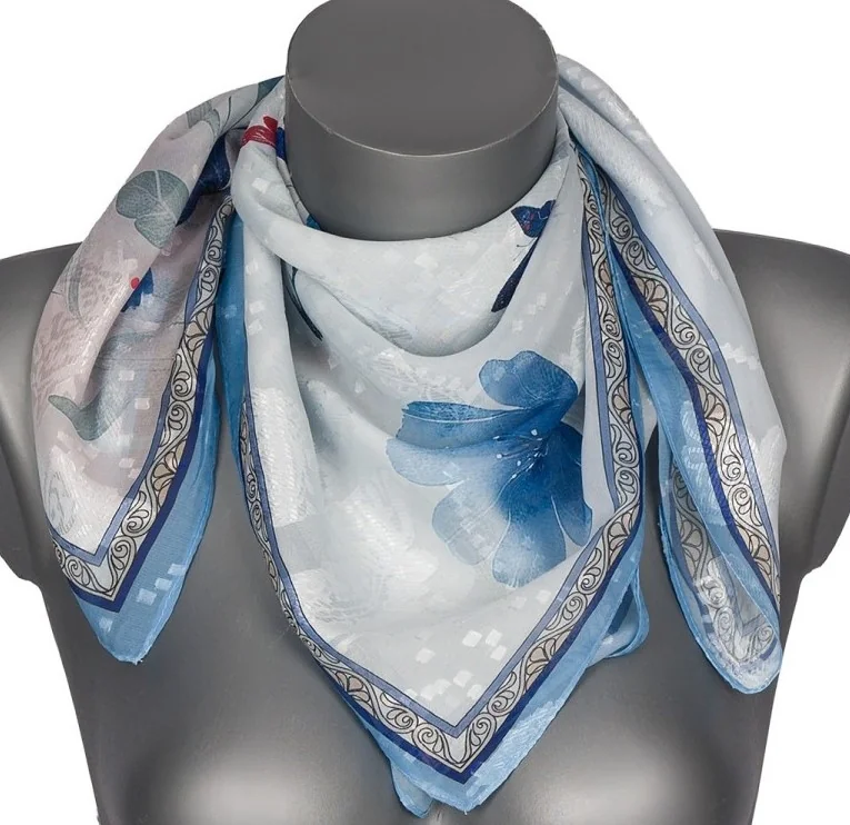 Chusta Damska Apaszka Pod Szyje Gawroszka 70x70cm Chustka Cienka RDC-14