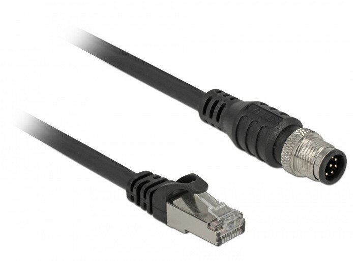 Delock Kabel sieciowy Czarny 1 m Cat5e S/FTP S-STP 84922