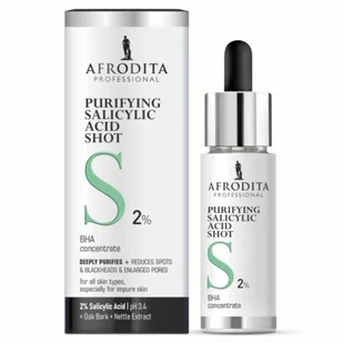 Afrodita Purifying Salicylic Acid Shot, Olejek do twarzy, 30ml - Olejki do mycia twarzy - miniaturka - grafika 1